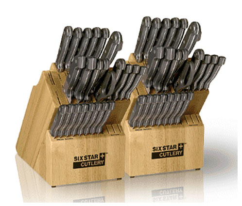 New Ronco Showtime Six Star Plus 25pc Knife Set Plus Flavor