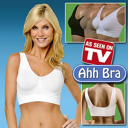 Rhonda Shear Ahh Bra, As Seen on TV Ahh Bra Set of 3 - X-Large